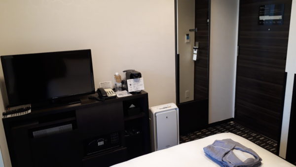 ロイヤルパークホテル羽田ロイヤルパークホテル羽田８階のプレミアムフロアの客室の様子の写真
