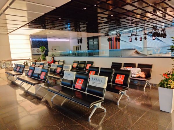 羽田空港第三ターミナル（国際線）寝れる場所の写真