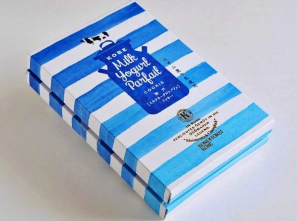 神戸空港の配布用におすすめお土産　③神戸ミルクヨーグルトパフェクッキー