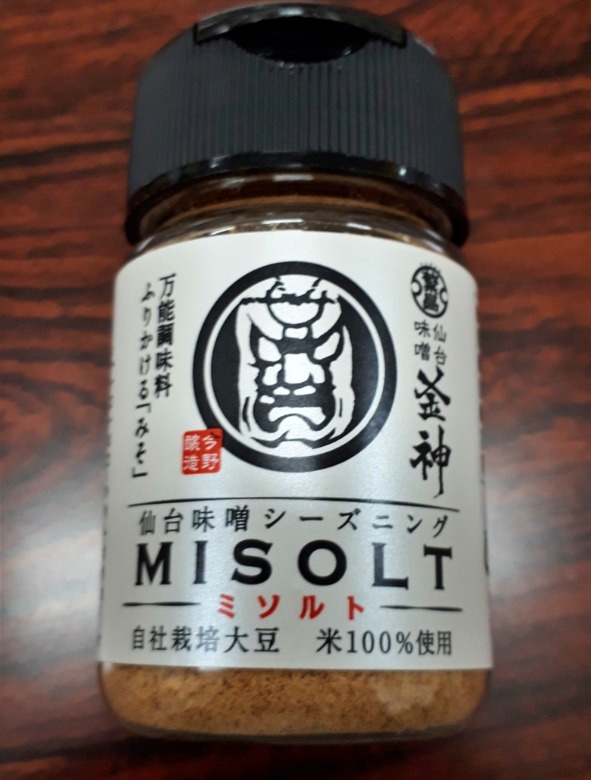仙台空港の人気お土産調味料③　今野醸造「MISOLT(ミソルト)」